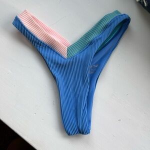 Colorful Striped Bikini Bottom